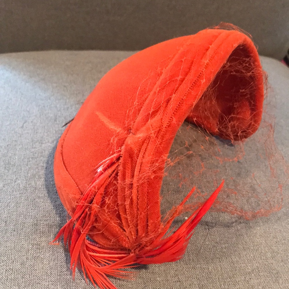 Vintage hat with pin